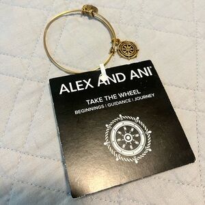 NWT Alex and Ani Wheel Bracelet
